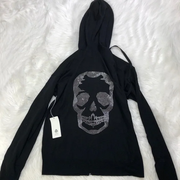 Zadig & Voltaire Zip Wool Hoodie Cardigan